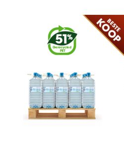 6x15L Eden vierkant - SLECHTS 0,84€ per liter